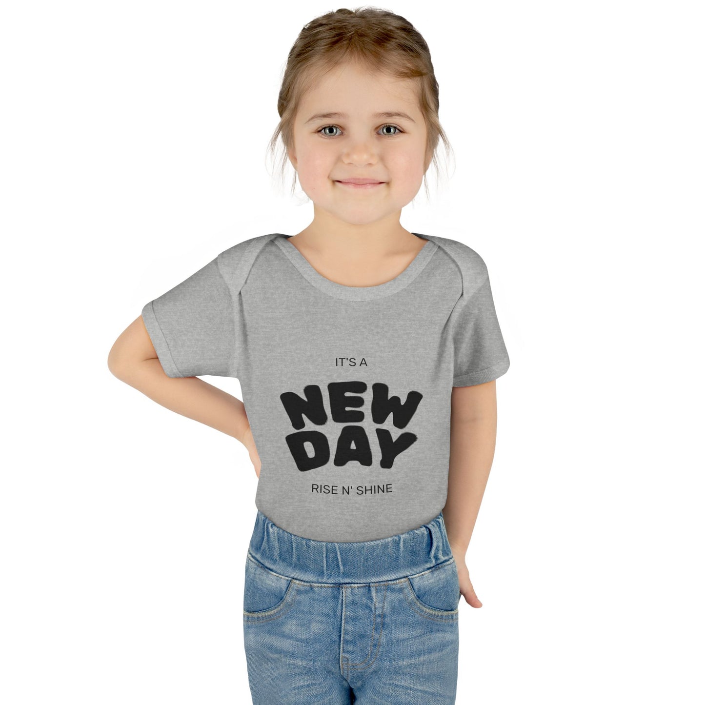Infant Bodysuit "It's a New Day — Rise N' Shine" Baby Onesie