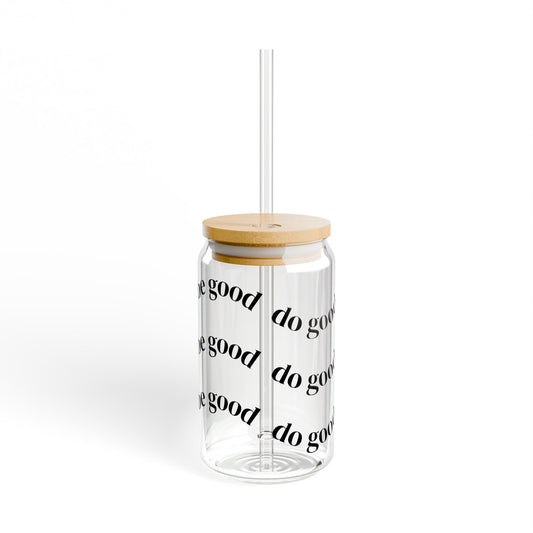 16oz Sipper Glass — Clear Drinkware Tumbler