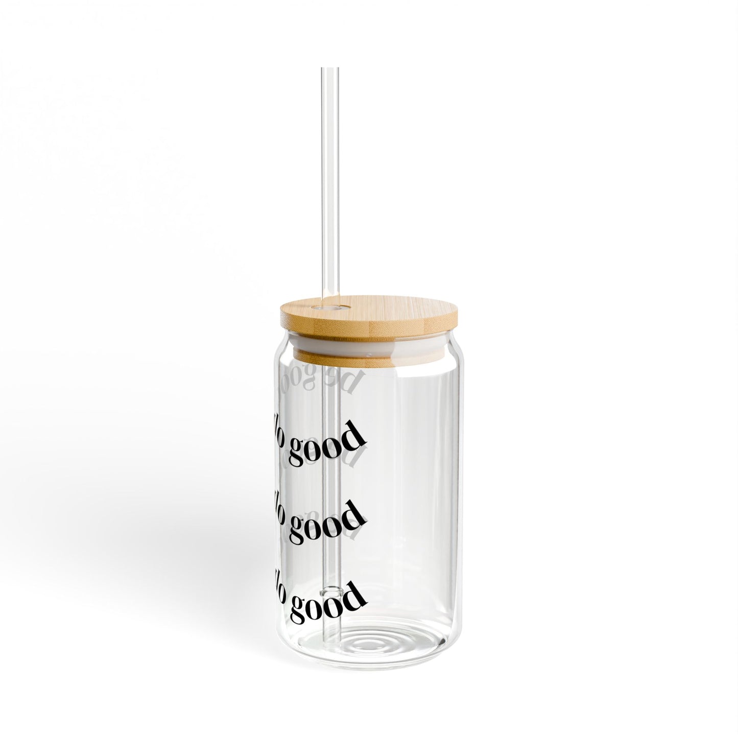 16oz Sipper Glass — Clear Drinkware Tumbler