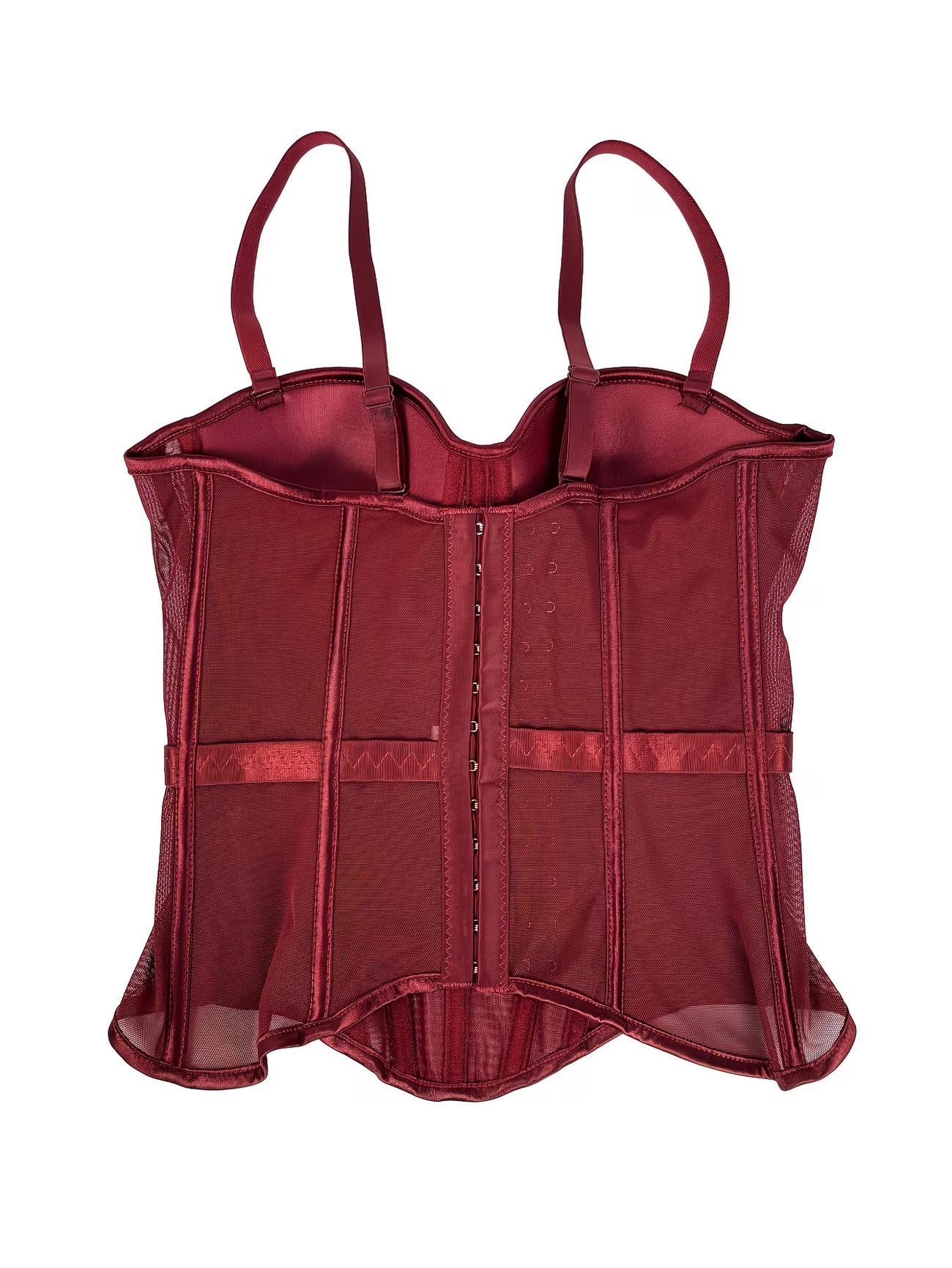 LuxeMesh™ Boned Corset Top | Elegant Sheer Mesh Tube Corset for Women