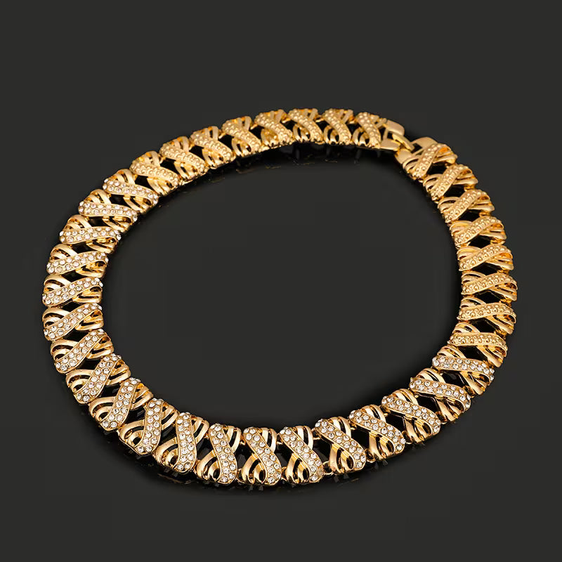 NomadLuxe™ Vintage Jewelry Set | Elegant Necklace & Bracelet Set for Women