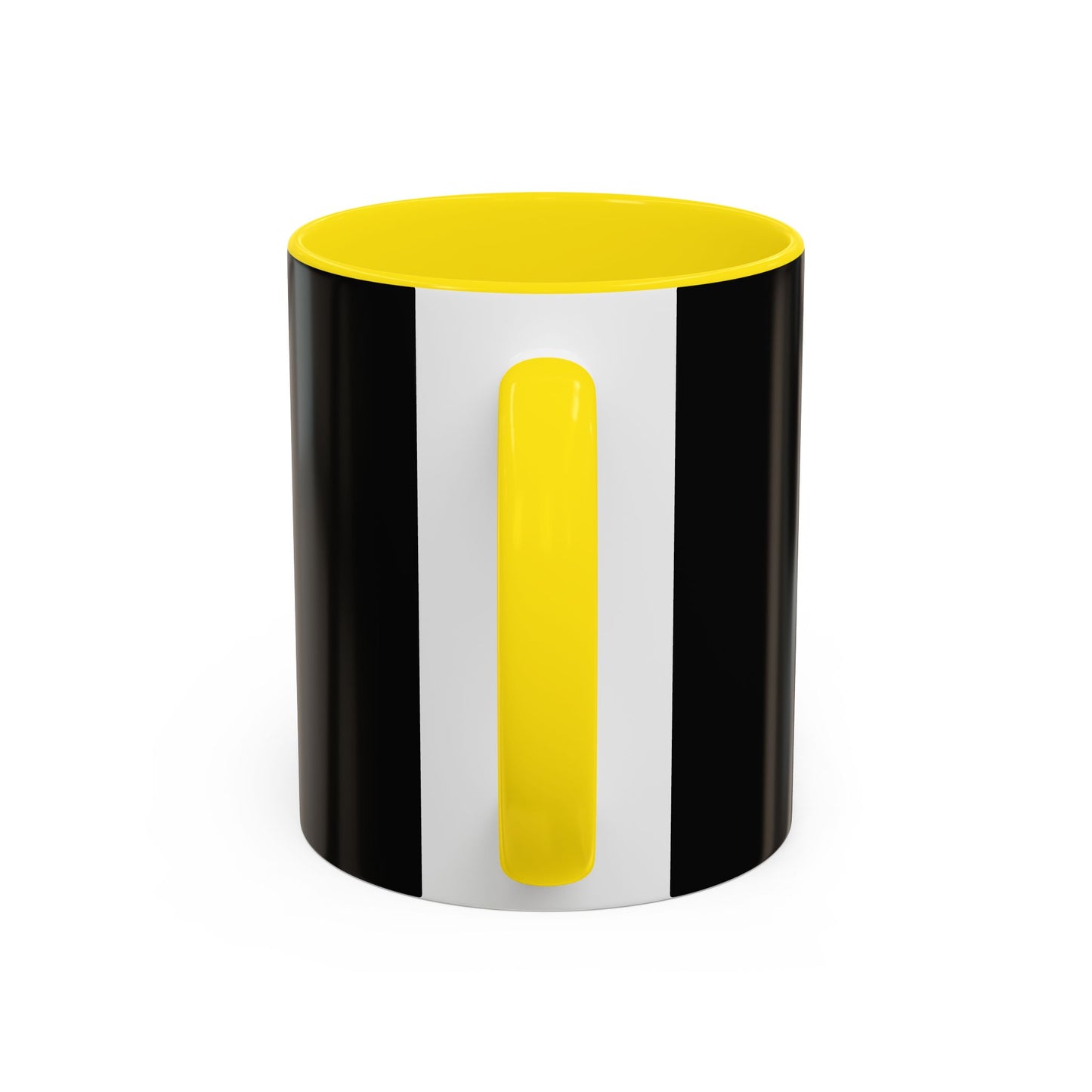 Caneca de café - Caneca inspiradora com detalhes pretos "Meu Brilho É Meu Próprio Negócio" (11/15 onças)