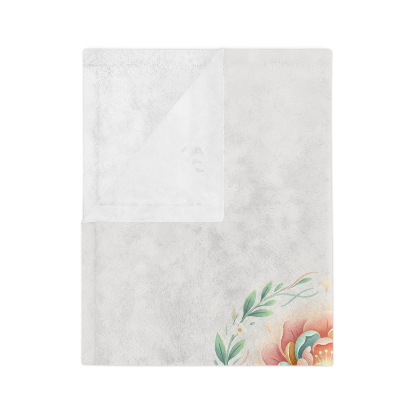 Velveteen Microfiber Blanket — Softness Wins Floral Throw Blanket