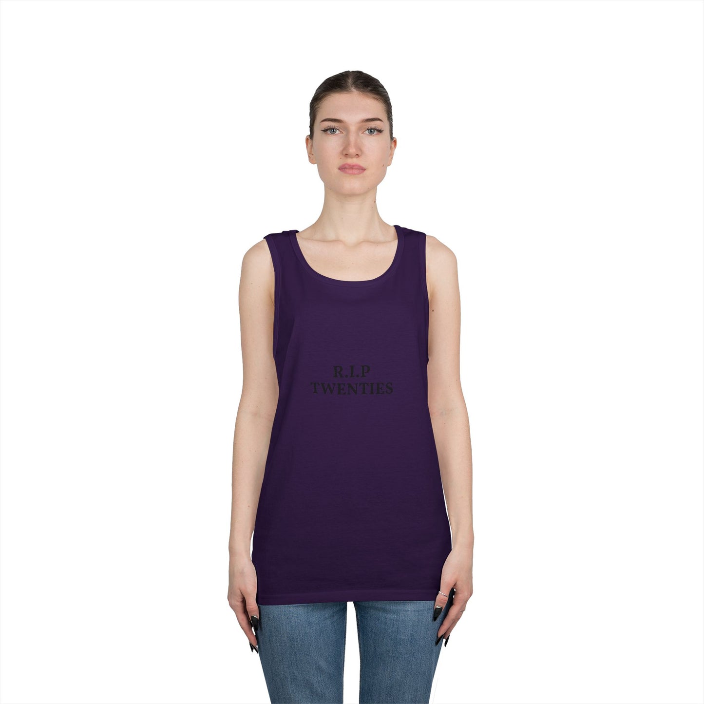 R.I.P. Twenties Tank Top — Funny Millennial Nostalgia Graphic Tank