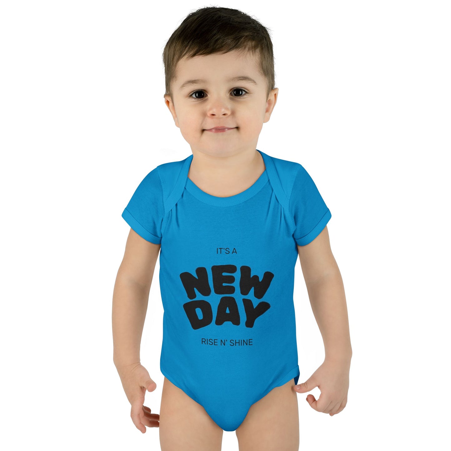 Infant Bodysuit "It's a New Day — Rise N' Shine" Baby Onesie