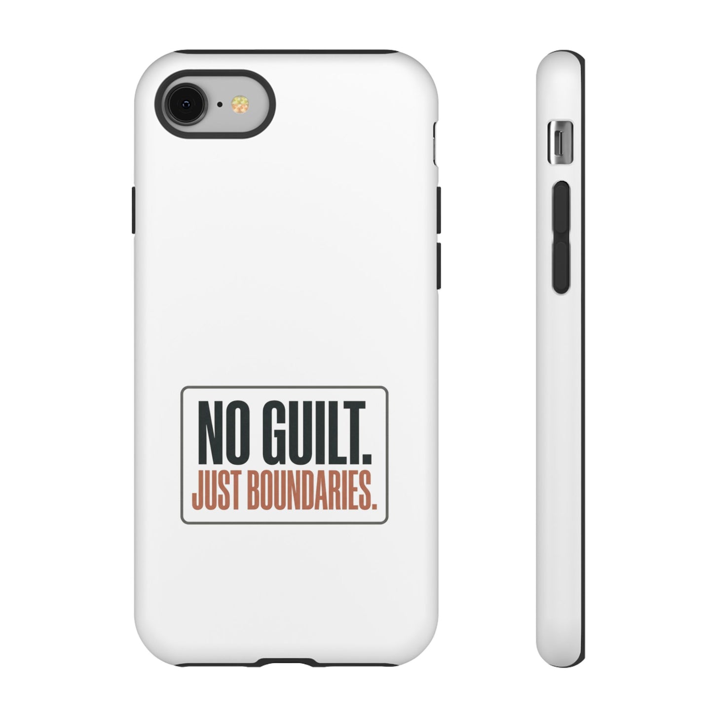 Phone Case — “No Guilt. Just Boundaries.” Motivational Protective Case