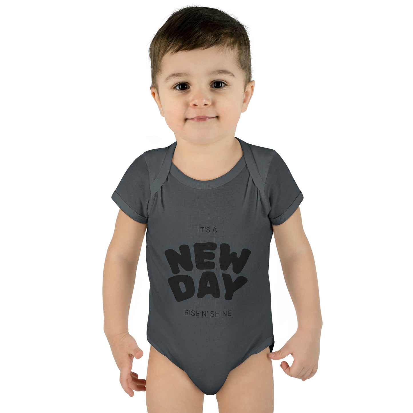 Infant Bodysuit "It's a New Day — Rise N' Shine" Baby Onesie