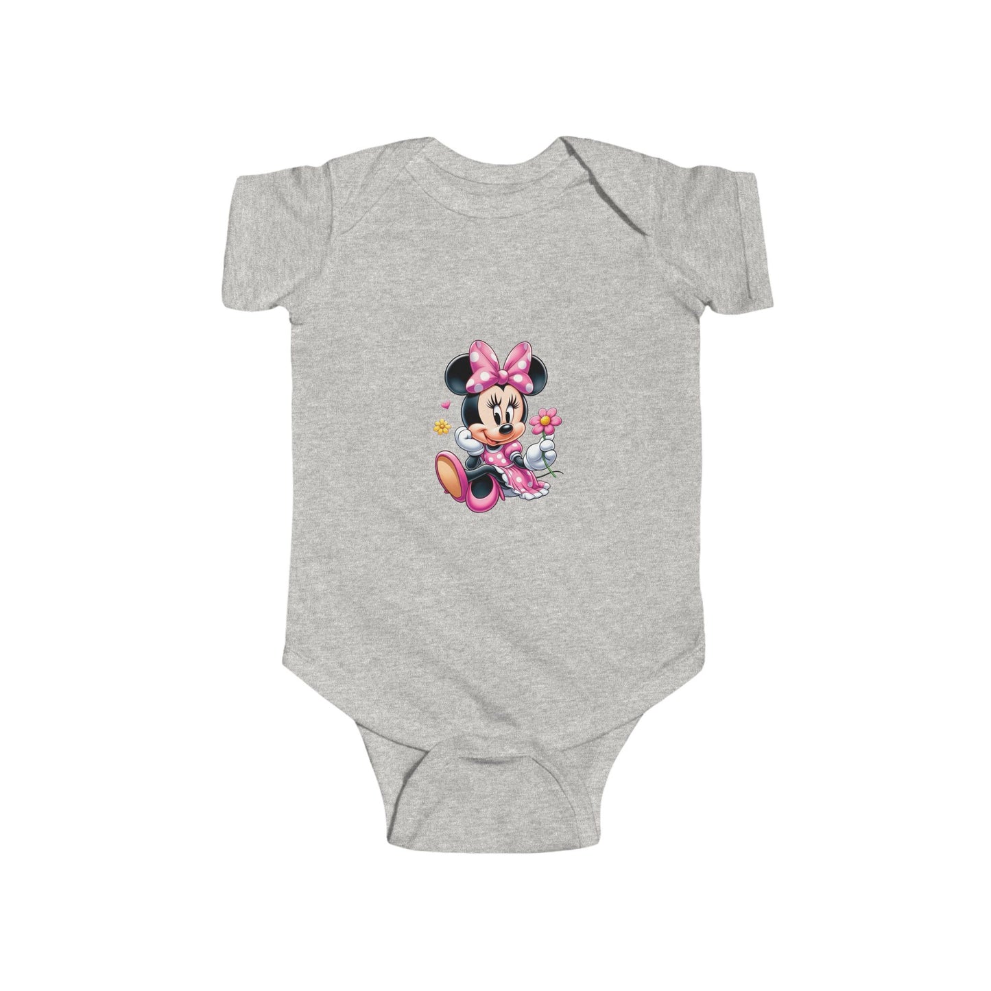 Minnie Mouse Baby Bodysuit – Pink Bow Infant Onesie