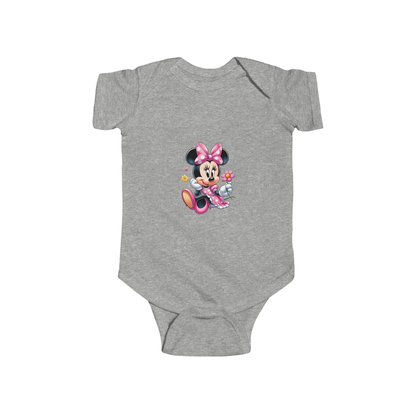 Minnie Mouse Baby Bodysuit – Pink Bow Infant Onesie