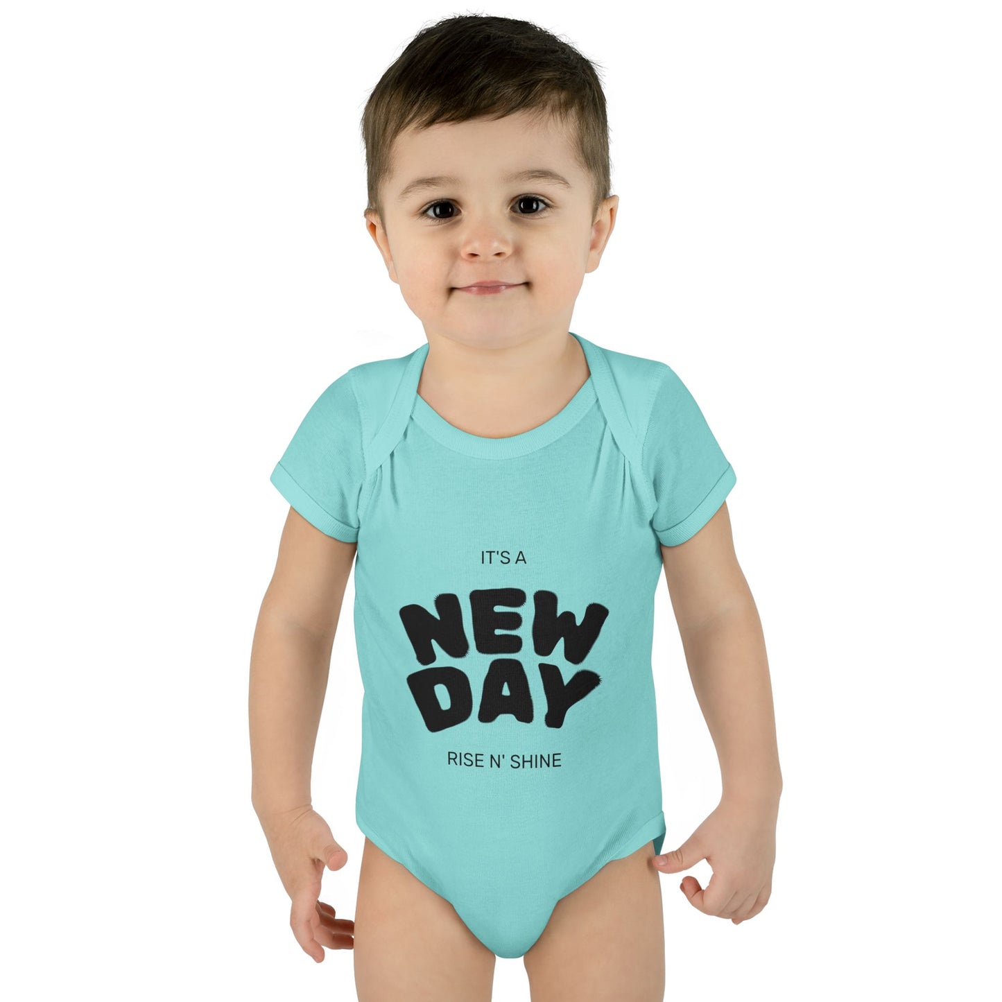 Infant Bodysuit "It's a New Day — Rise N' Shine" Baby Onesie
