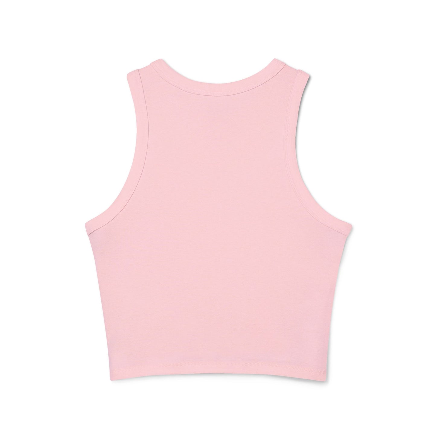 GRL Power Tank Top — Feminist Pink Fist Crop Racerback
