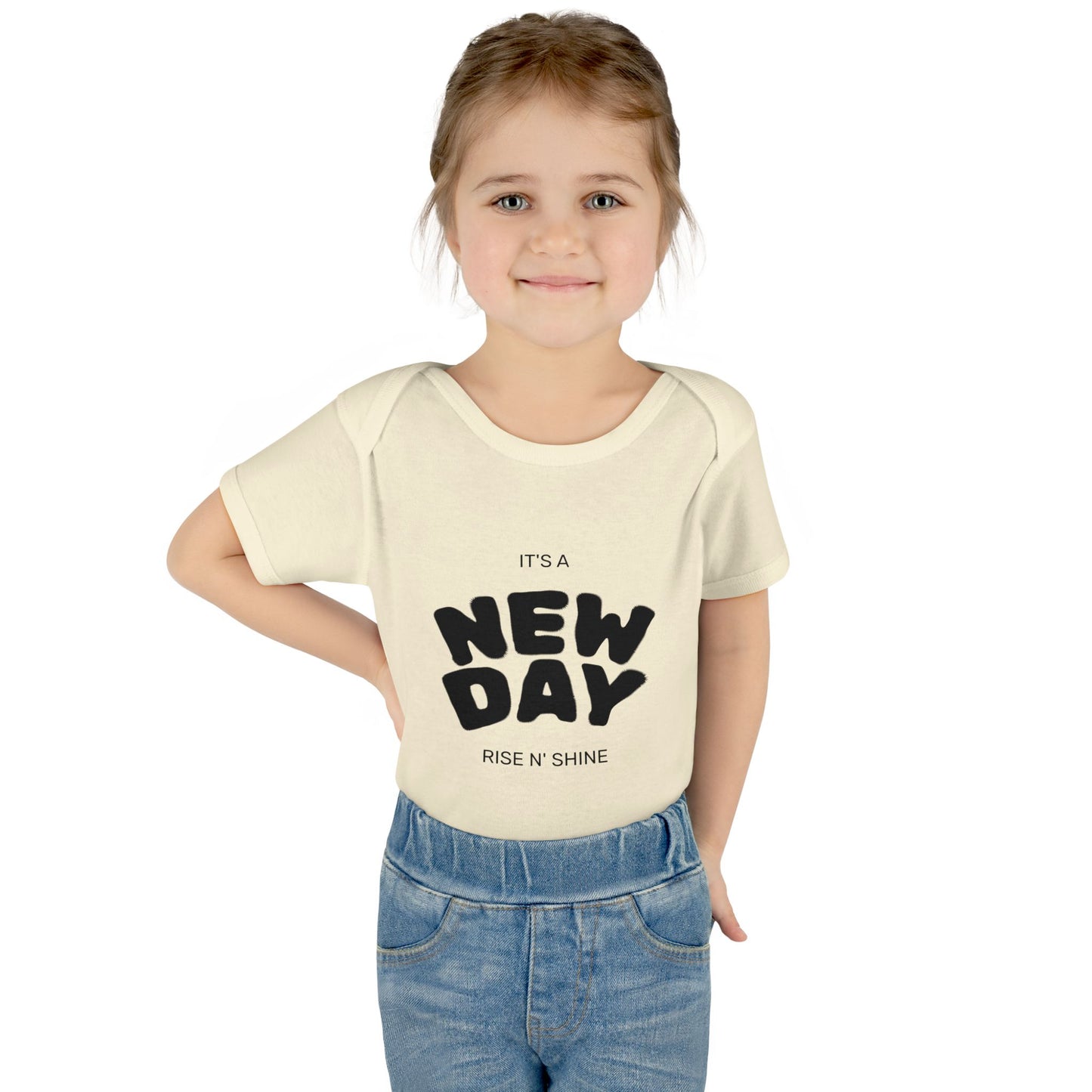 Infant Bodysuit "It's a New Day — Rise N' Shine" Baby Onesie