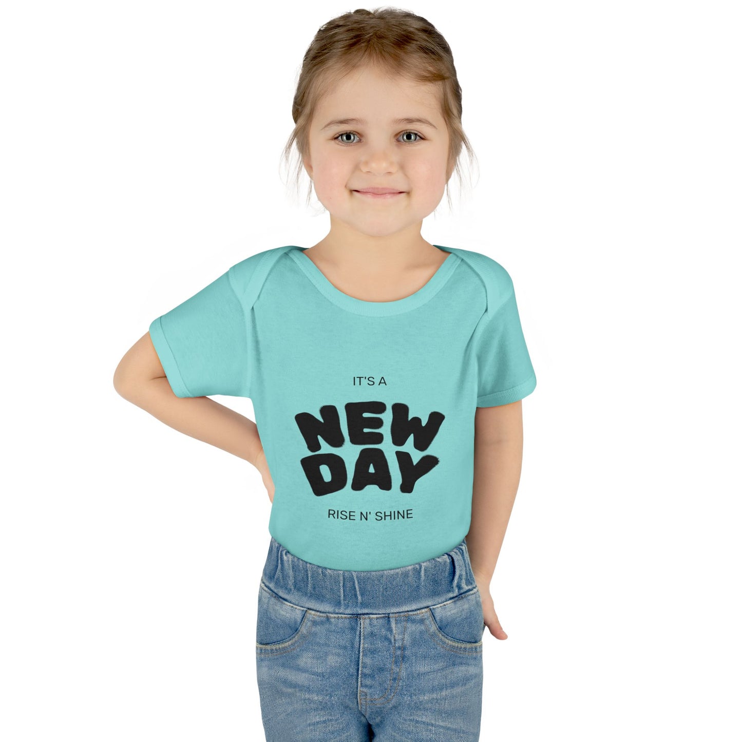 Infant Bodysuit "It's a New Day — Rise N' Shine" Baby Onesie