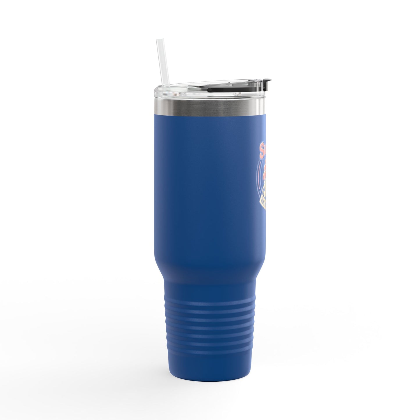 40oz Insulated Travel Mug — "Sweet but Unstoppable" Retro Dessert Design