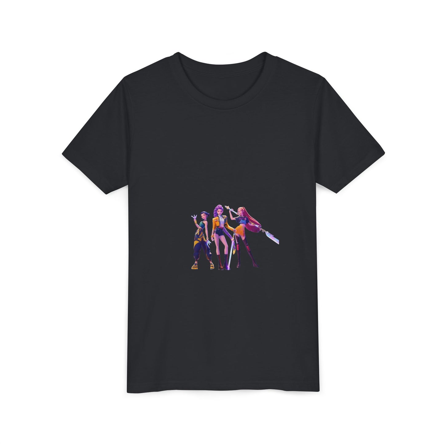 Youth Tee — Colorful Cartoon Band Kids T‑Shirt