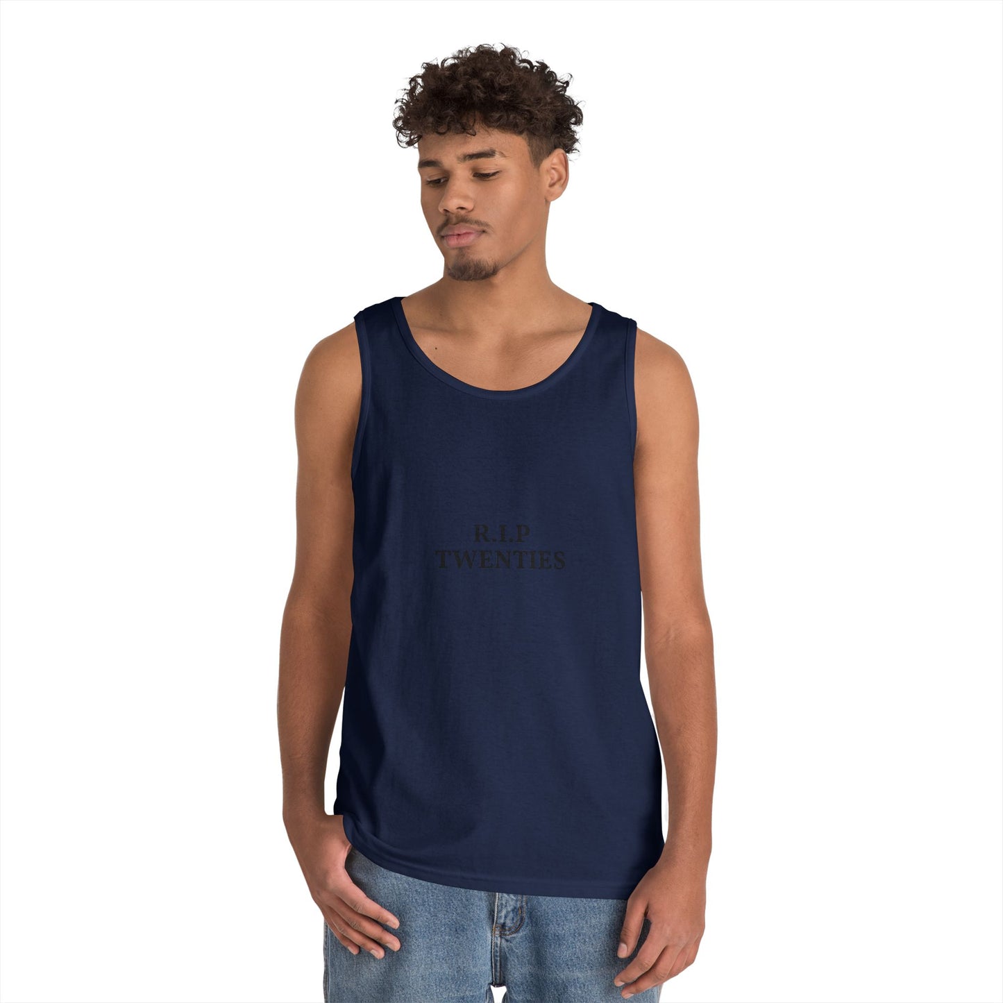 R.I.P. Twenties Tank Top — Funny Millennial Nostalgia Graphic Tank