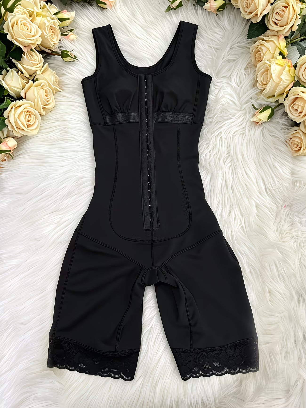 ColombianCurve™ Plus Size Faja Bodysuit | High Compression Full Body Shapewear with Butt Lift & Thigh Control