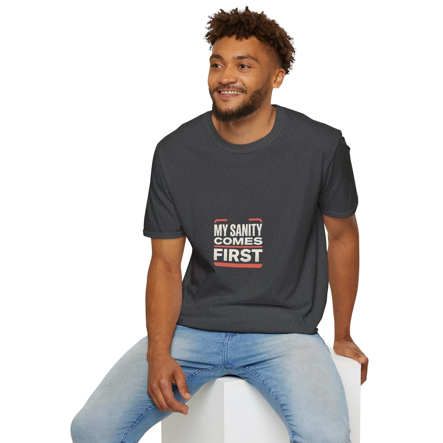 T‑Shirt — Minimal 'My Sanity Comes First' Graphic Tee