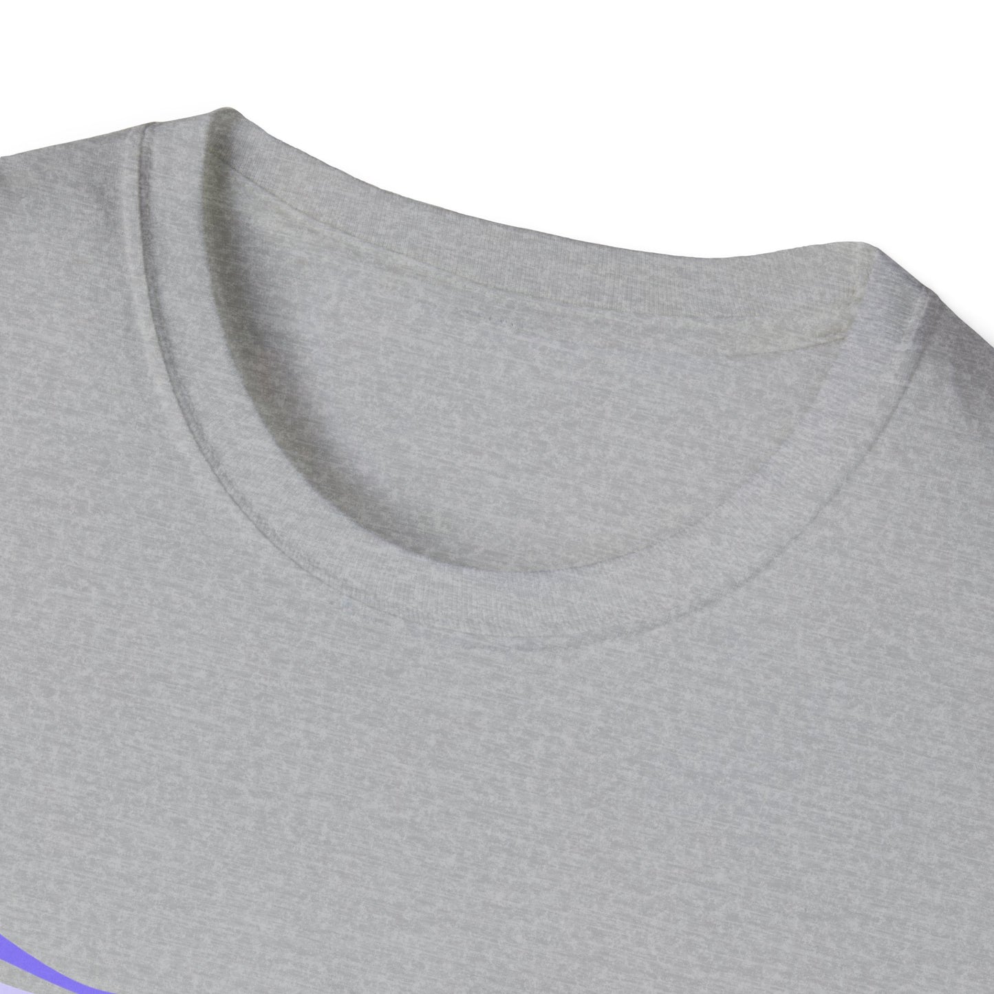 Dog Face T-Shirt — Playful Purple Pup with Star Sunglasses Graphic