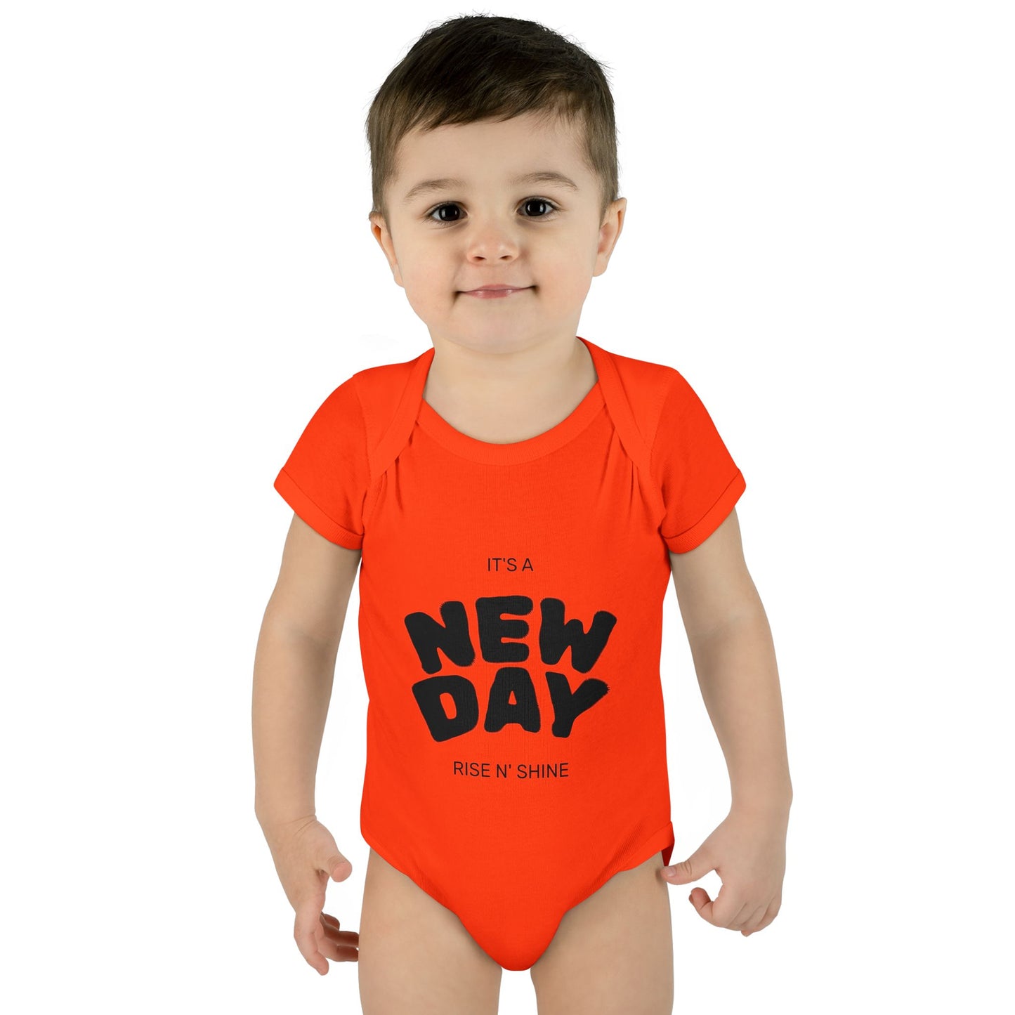 Infant Bodysuit "It's a New Day — Rise N' Shine" Baby Onesie