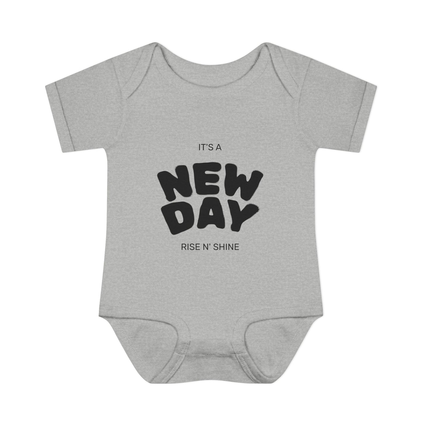Infant Bodysuit "It's a New Day — Rise N' Shine" Baby Onesie