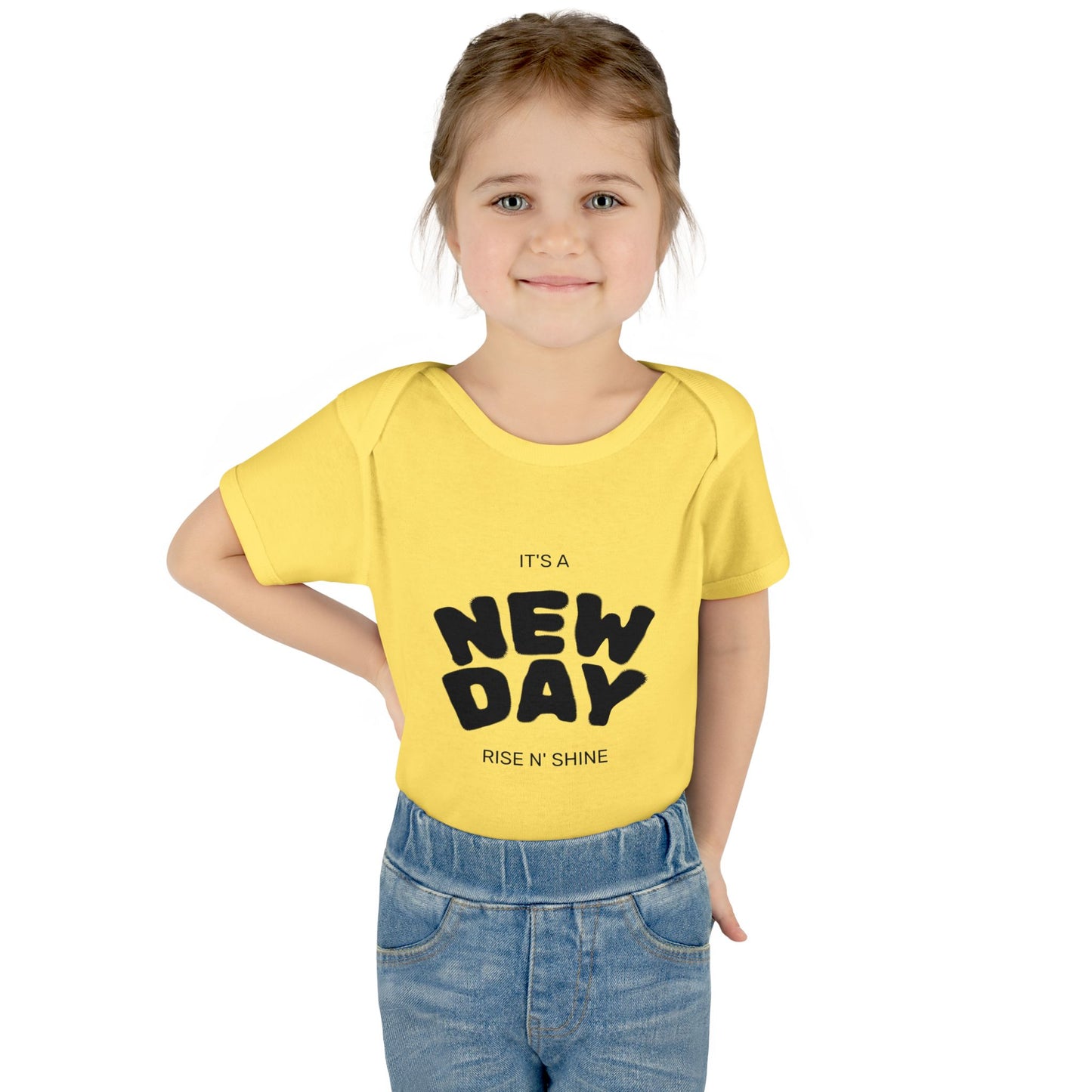 Infant Bodysuit "It's a New Day — Rise N' Shine" Baby Onesie