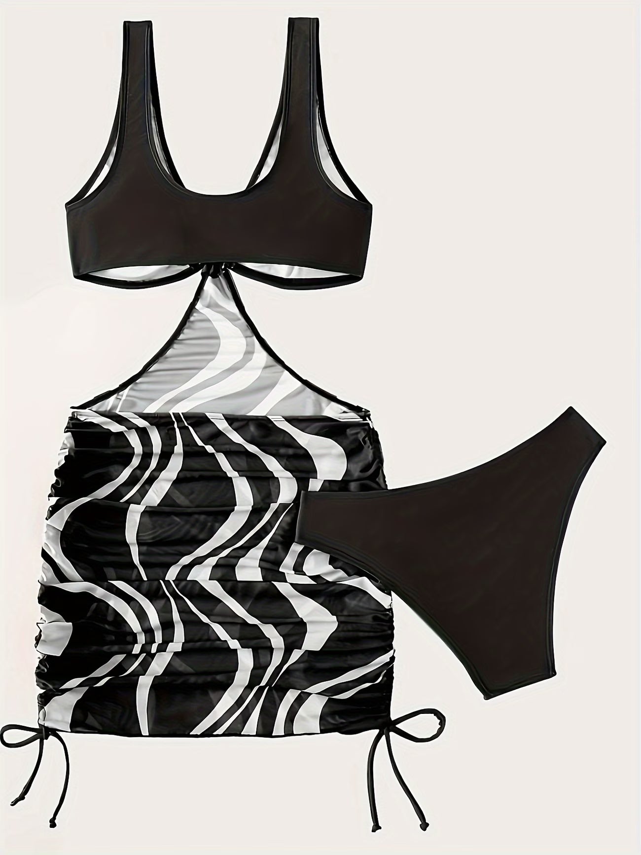 Coastal Chic Striped Bikini Set