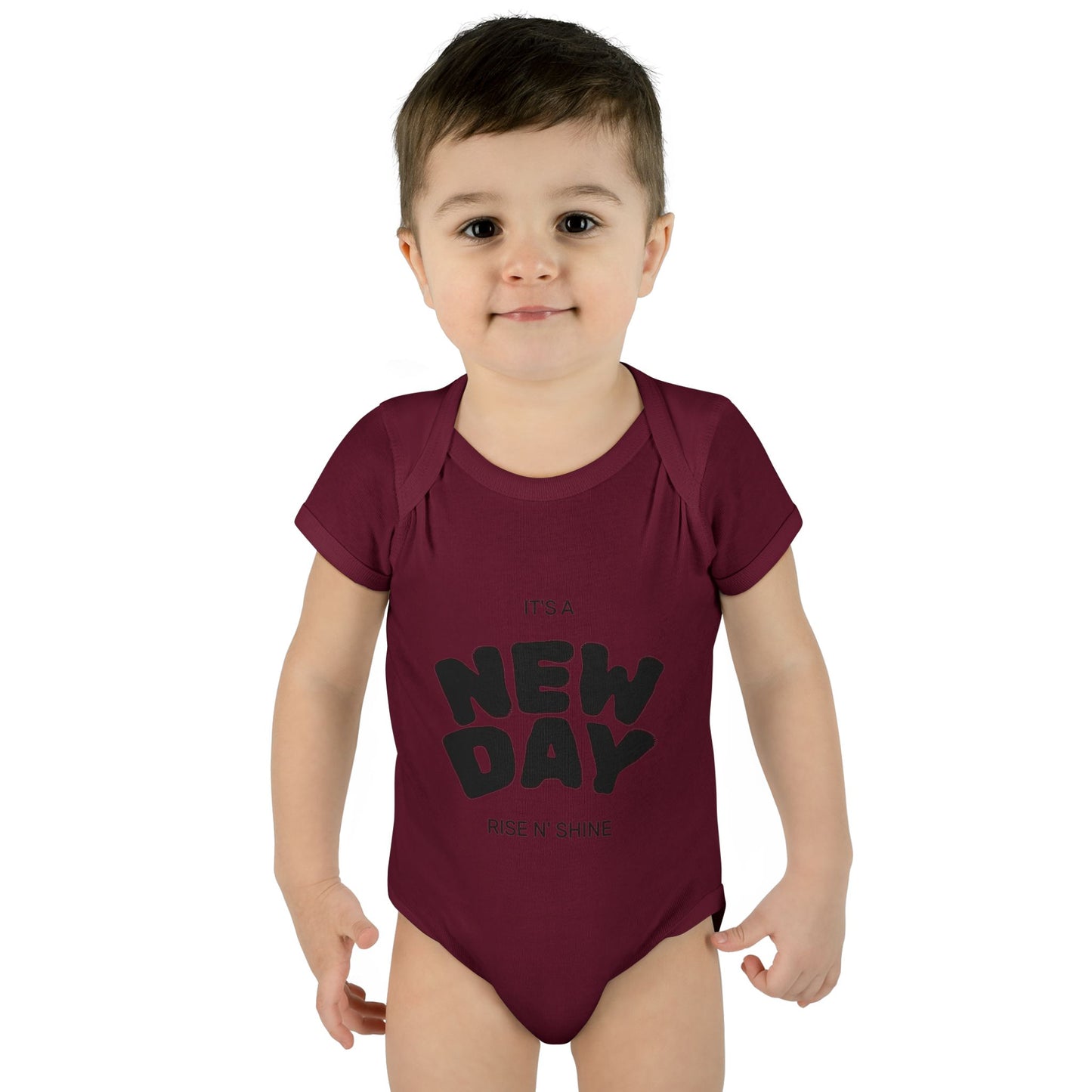 Infant Bodysuit "It's a New Day — Rise N' Shine" Baby Onesie