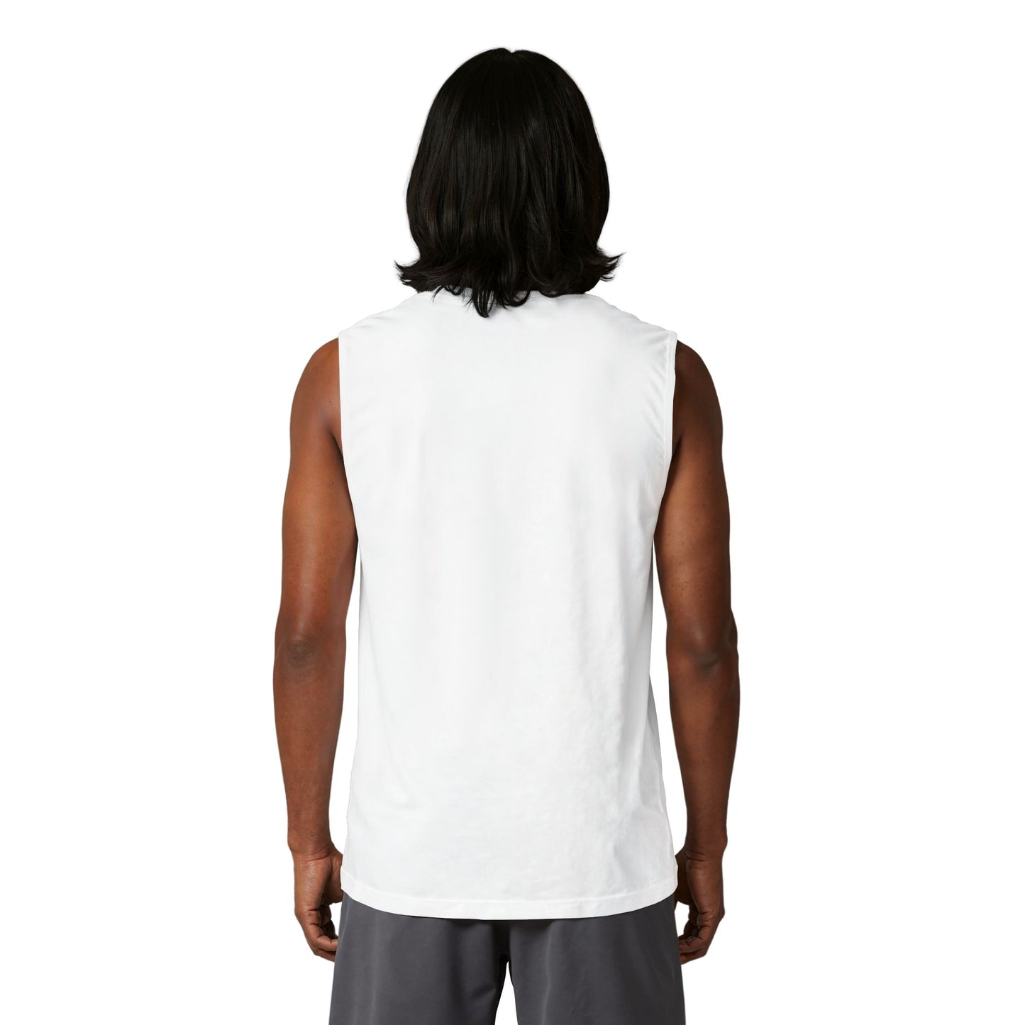 Midnight Run Muscle Tank — Retro Neon Running Tank Top