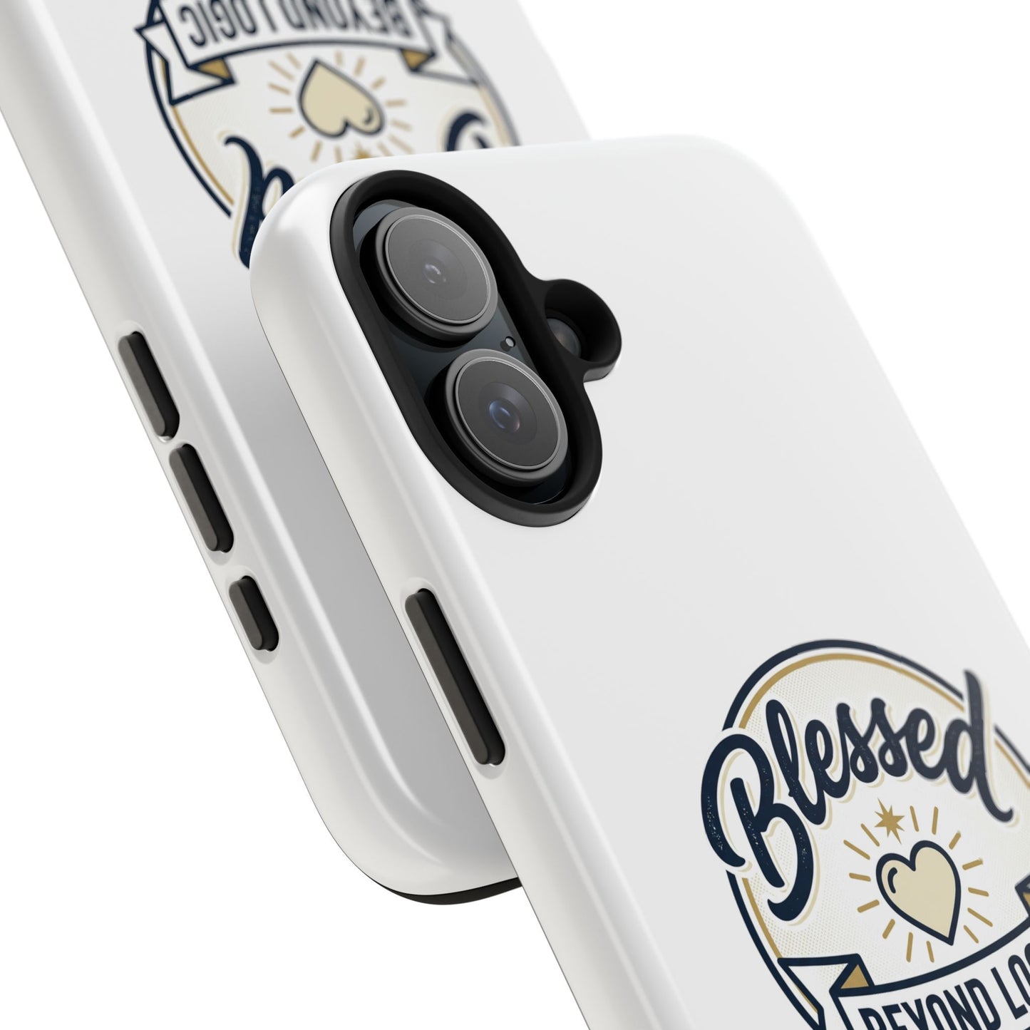 Blessed Beyond Logic Tough Phone Case — Inspirational Christian Phone Cover