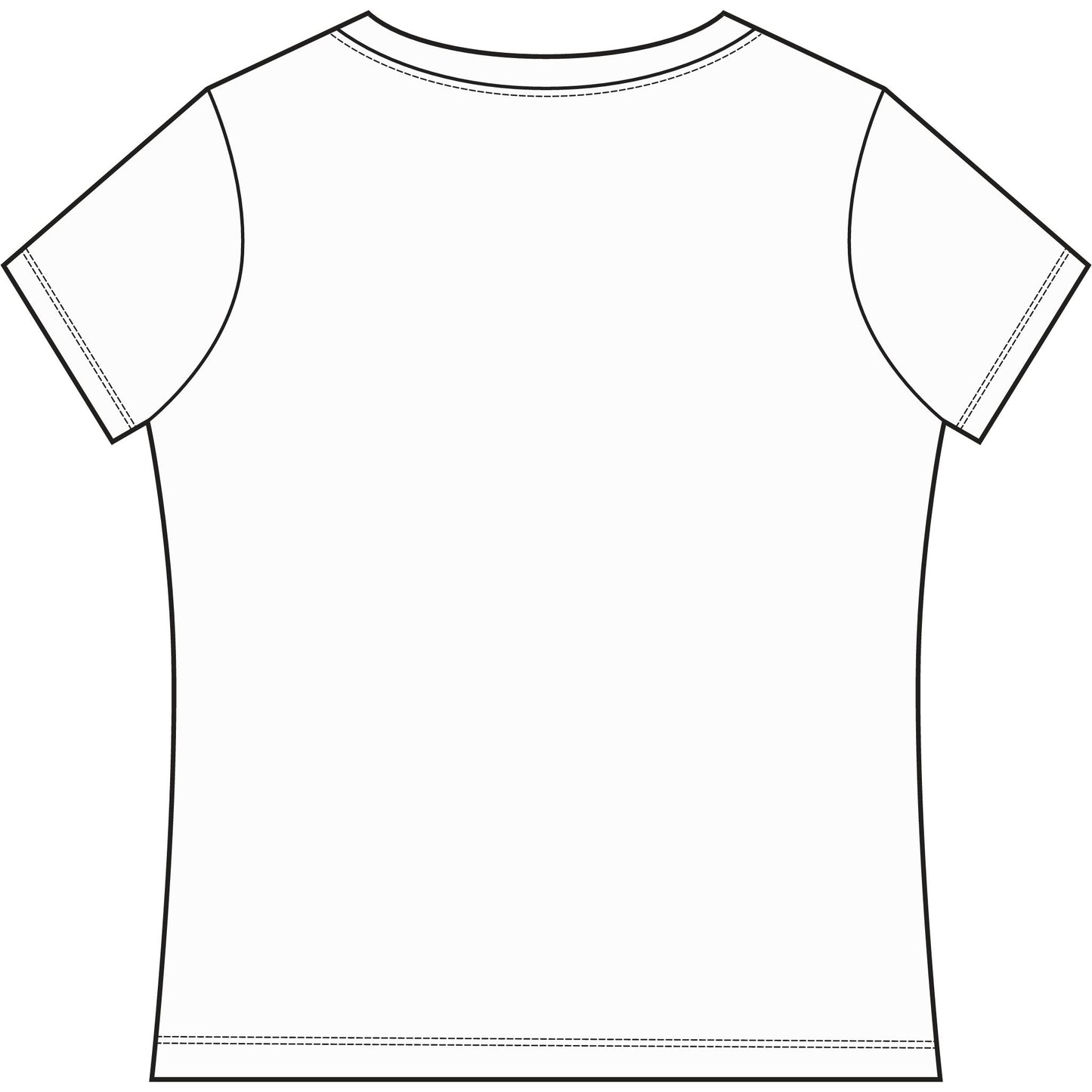 Women's Game V-Neck Tee — Women's Game Graphic V-Neck