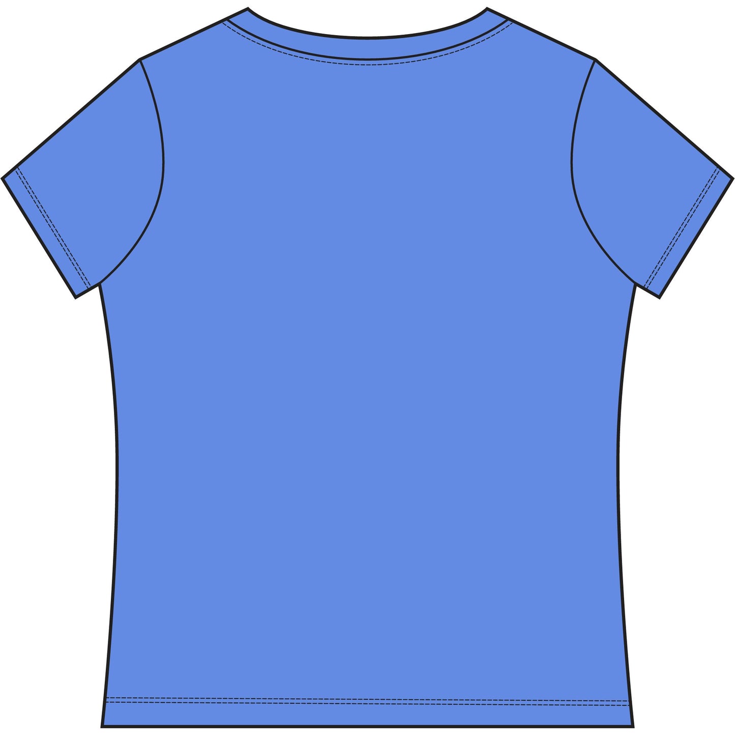 Women's Game V-Neck Tee — Women's Game Graphic V-Neck