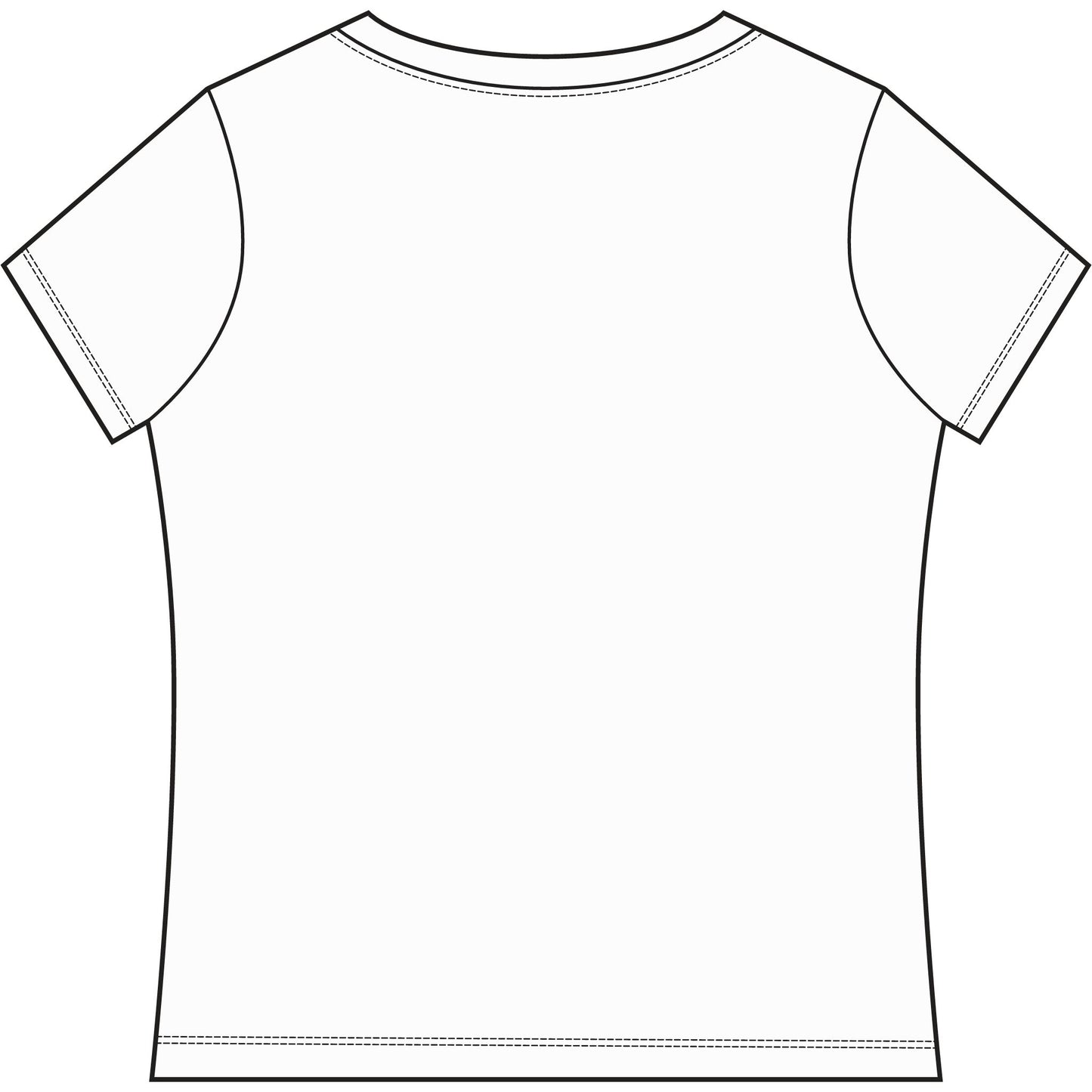 Women's Game V-Neck Tee — Women's Game Graphic V-Neck