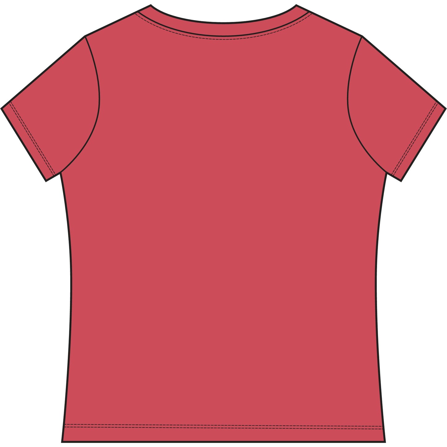Women's Game V-Neck Tee — Women's Game Graphic V-Neck