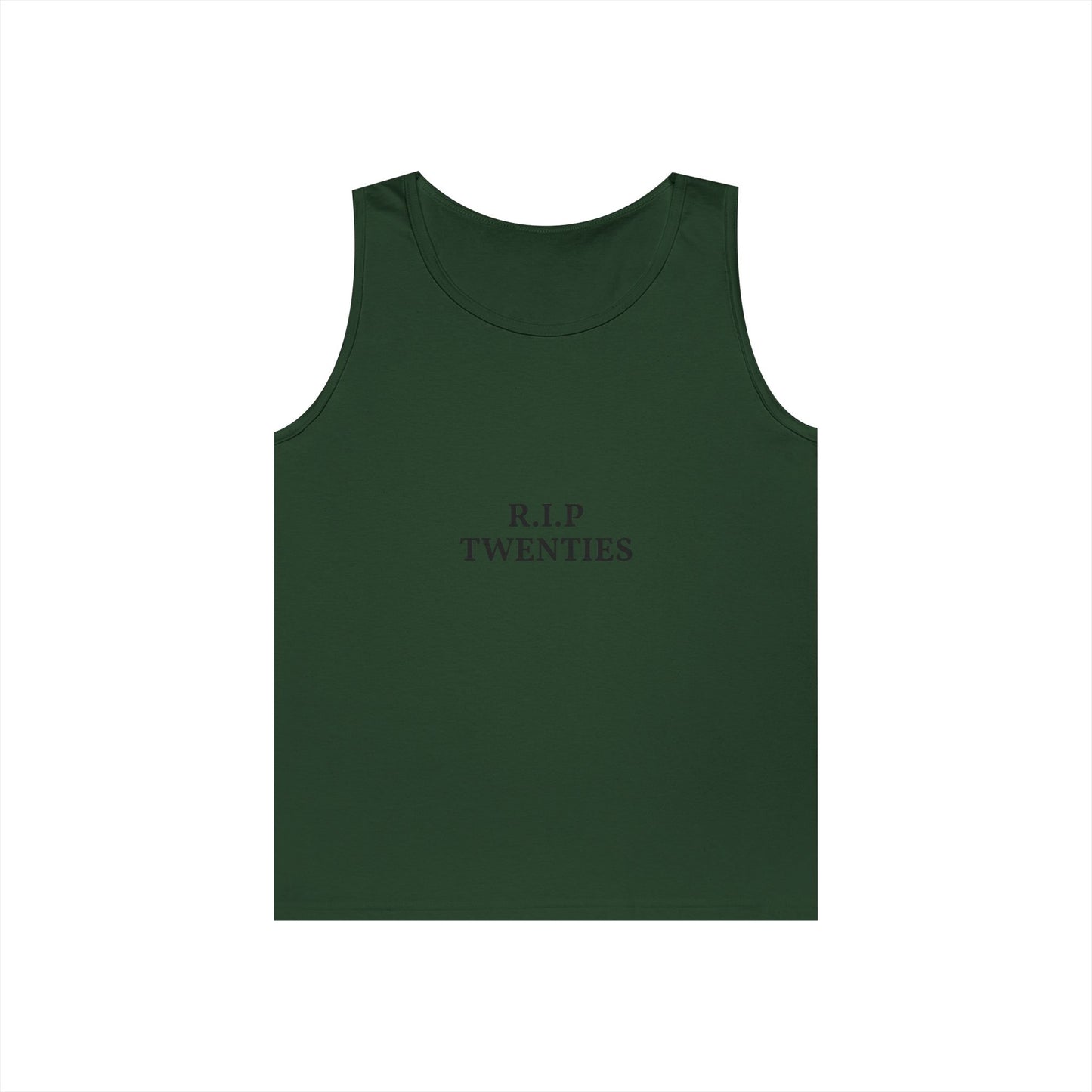 R.I.P. Twenties Tank Top — Funny Millennial Nostalgia Graphic Tank