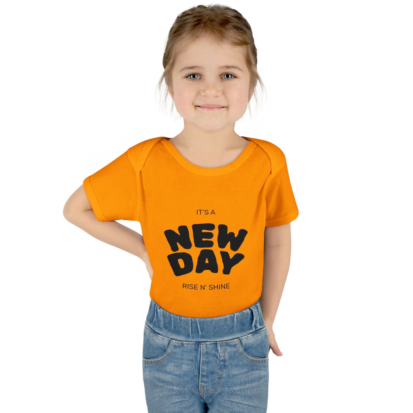 Infant Bodysuit "It's a New Day — Rise N' Shine" Baby Onesie