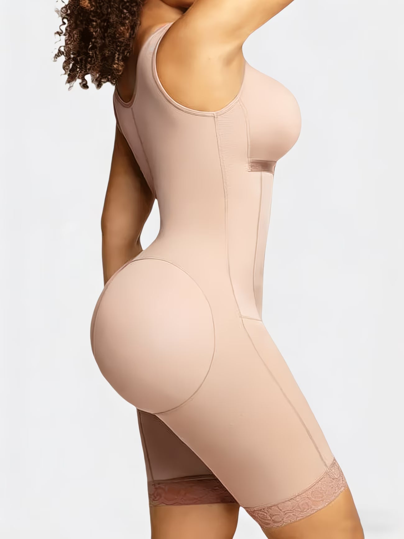 ColombianCurve™ Plus Size Faja Bodysuit | High Compression Full Body Shapewear with Butt Lift & Thigh Control