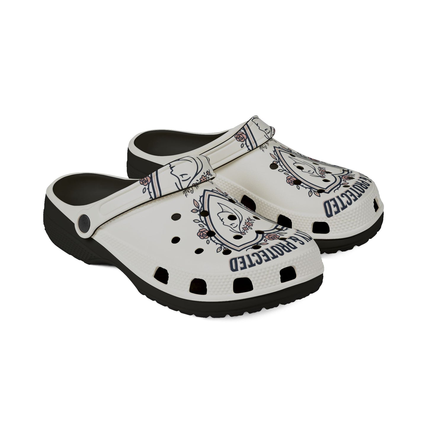 Pretty & Protected EVA Foam Clogs — Floral Shield Garden Shoes