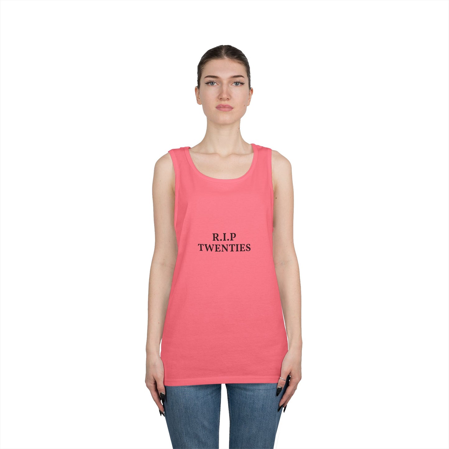 R.I.P. Twenties Tank Top — Funny Millennial Nostalgia Graphic Tank