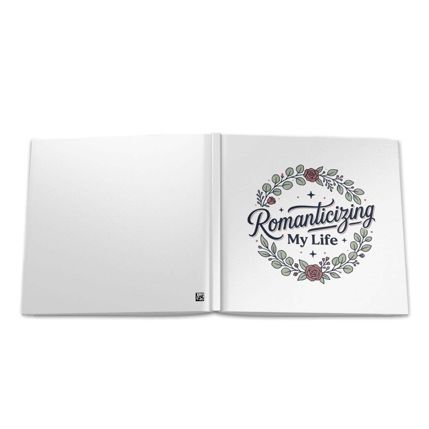 Hardcover Photo Book — "Romanticizing My Life" Floral Keepsake