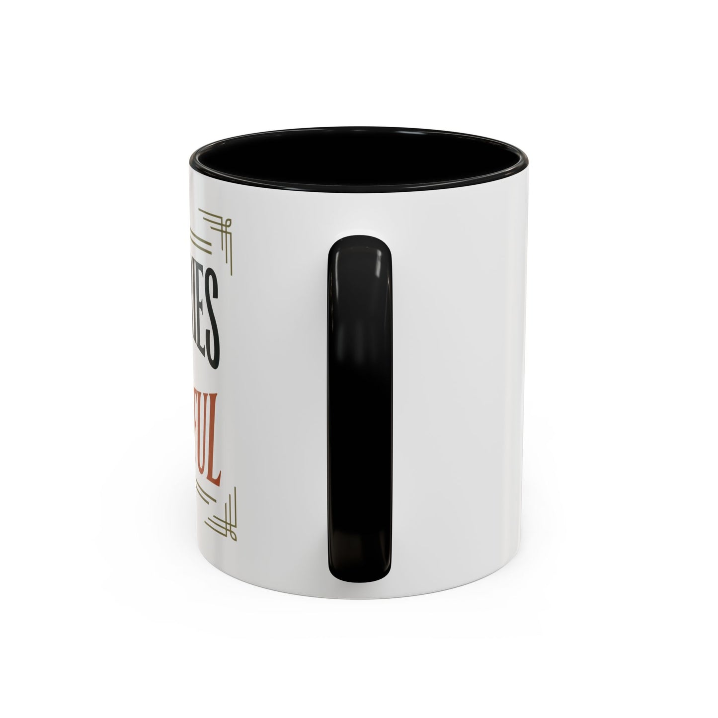 Boundaries Are Beautiful Accent Coffee Mug — Inspirational Self-Care Coffee Cup (11/15oz)