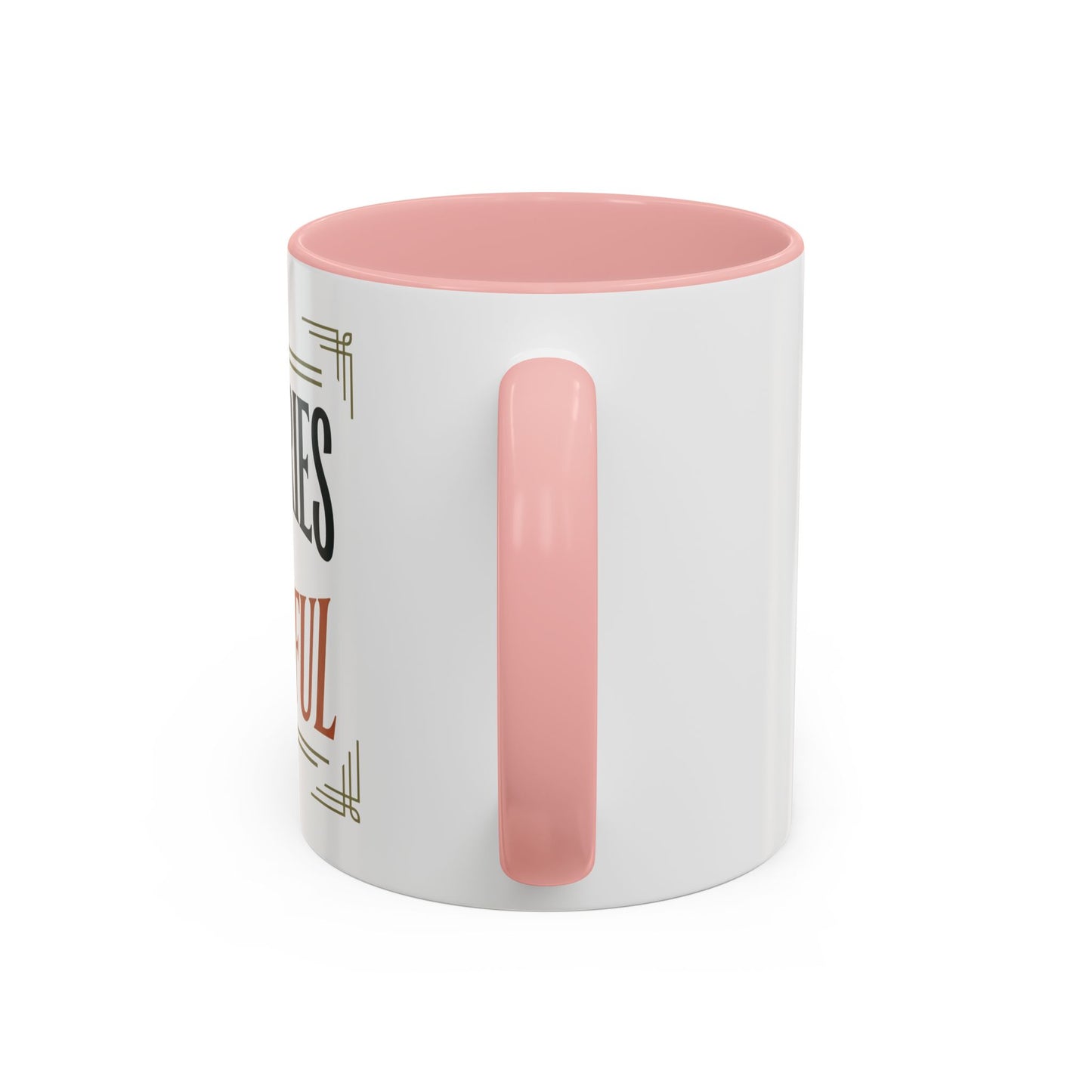 Boundaries Are Beautiful Accent Coffee Mug — Inspirational Self-Care Coffee Cup (11/15oz)