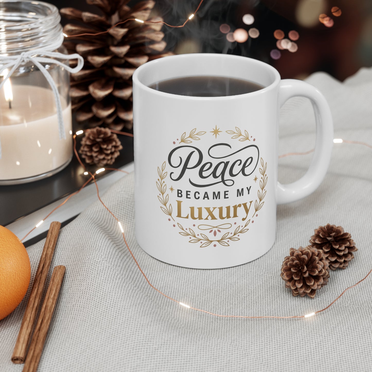 Inspirational Floral 'Be Kind to Yourself' 11oz Coffee Mug