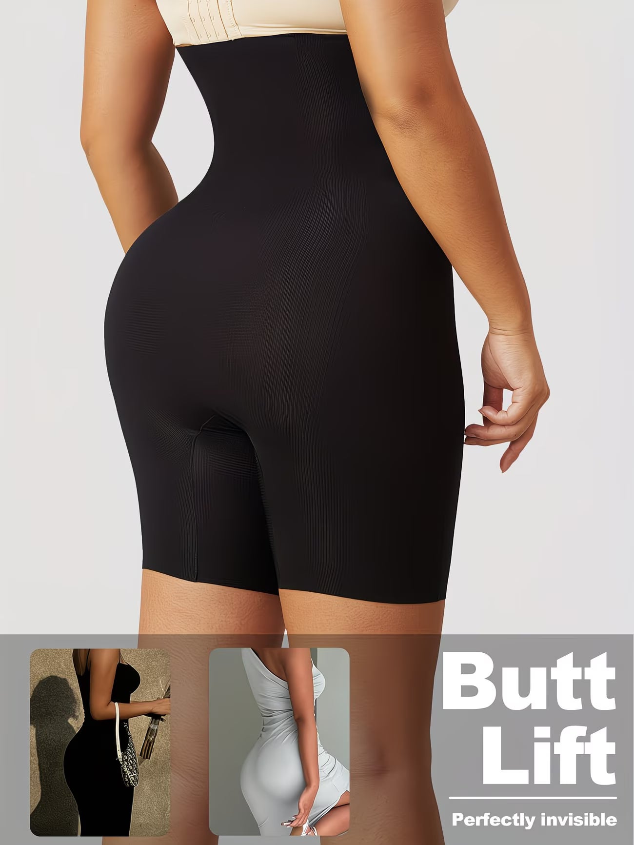 IronCurve™ Steel-Boned Shapewear Bodysuit | Double-Layer Waist Control Cross-Strap Contouring Corset