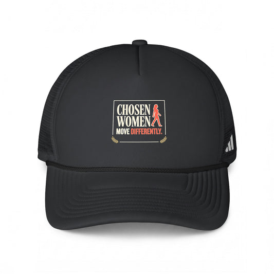 Trucker Hat — "Chosen Women Move Mysteriously" Patch Cap