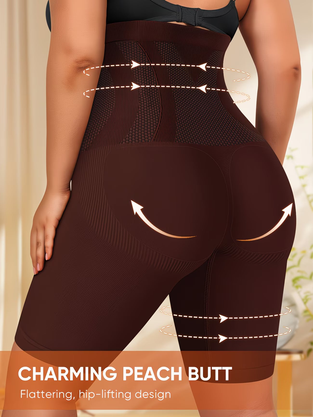 CurveControl™ Plus Size High-Waist Shaping Underwear | Tummy Control & Butt Lift Seamless Briefs