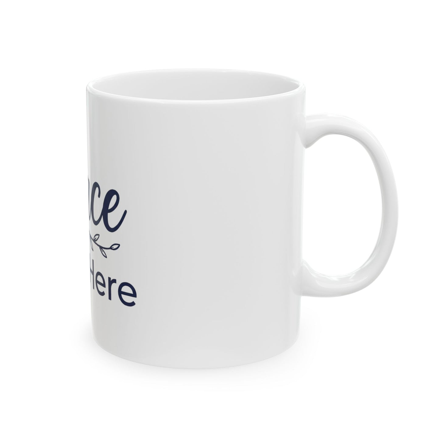 Grace Lives Here Ceramic Mug — Inspirational Faith Coffee Cup (11oz & 15oz)