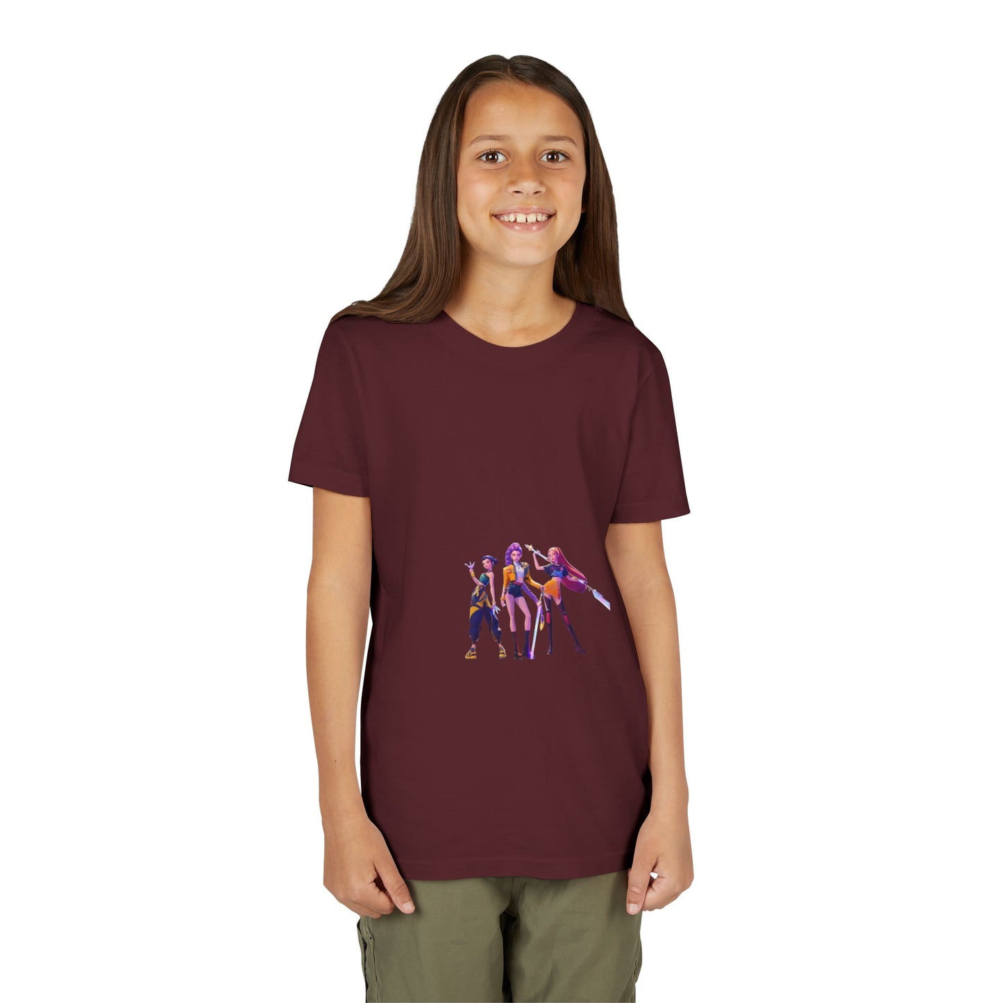 Youth Tee — Colorful Cartoon Band Kids T‑Shirt