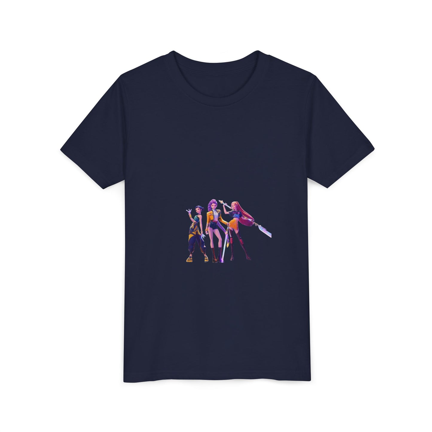 Youth Tee — Colorful Cartoon Band Kids T‑Shirt