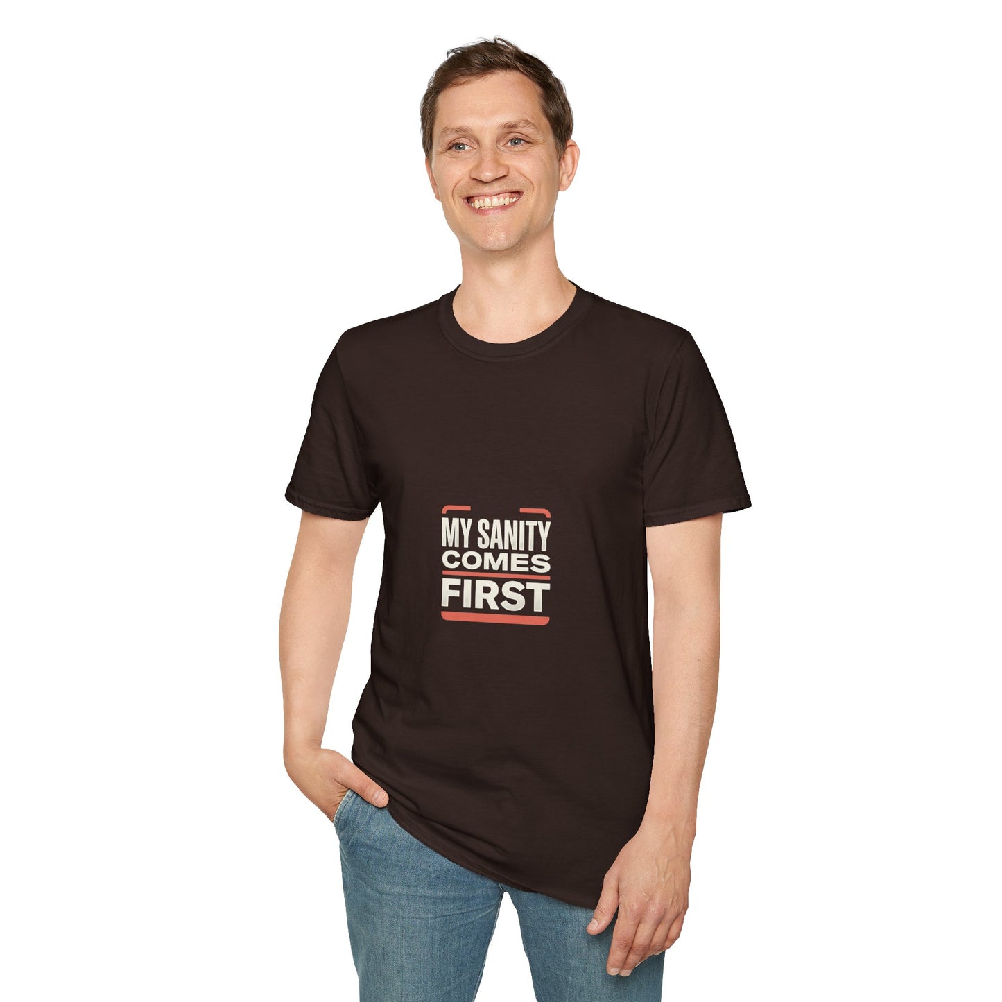 T‑Shirt — Minimal 'My Sanity Comes First' Graphic Tee